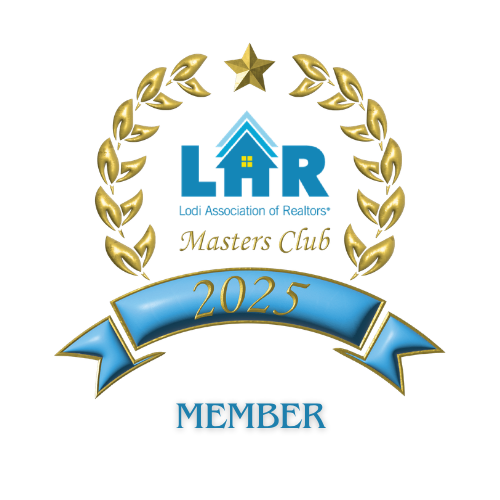 Lodi Association of Realtors Masters Club 2025 Member badge
